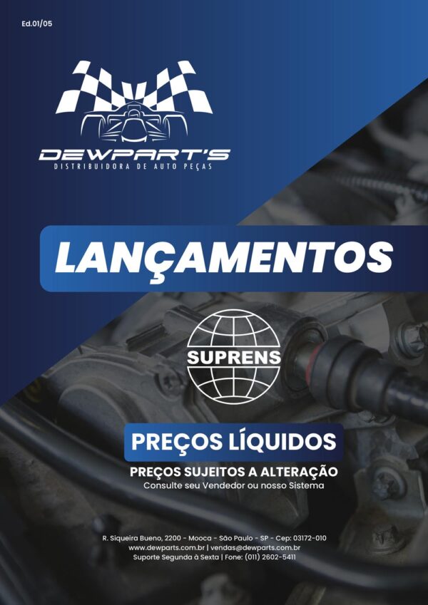LANÇAMENTO SUPRENS